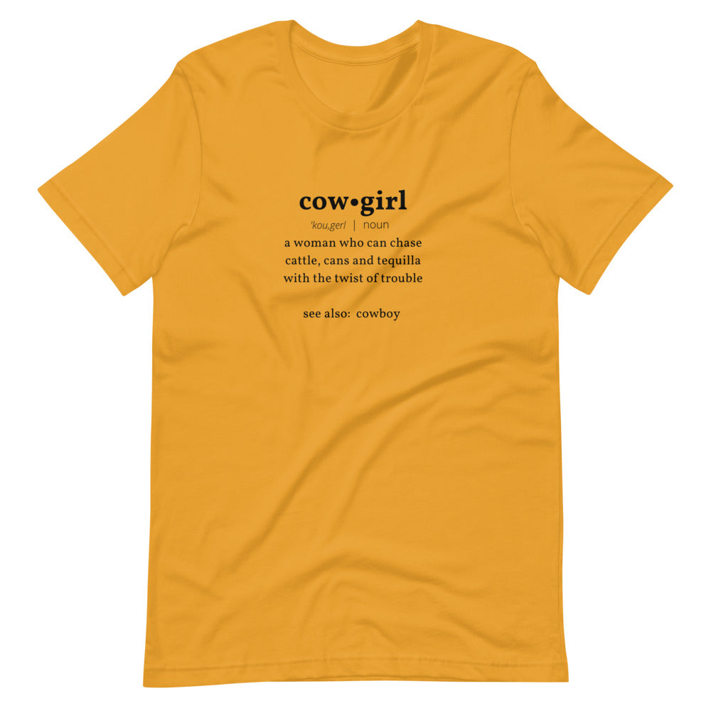 Cowgirl Definition (With A Twist Of Trouble), T-Shirt – The Barrel Horse  Life Store