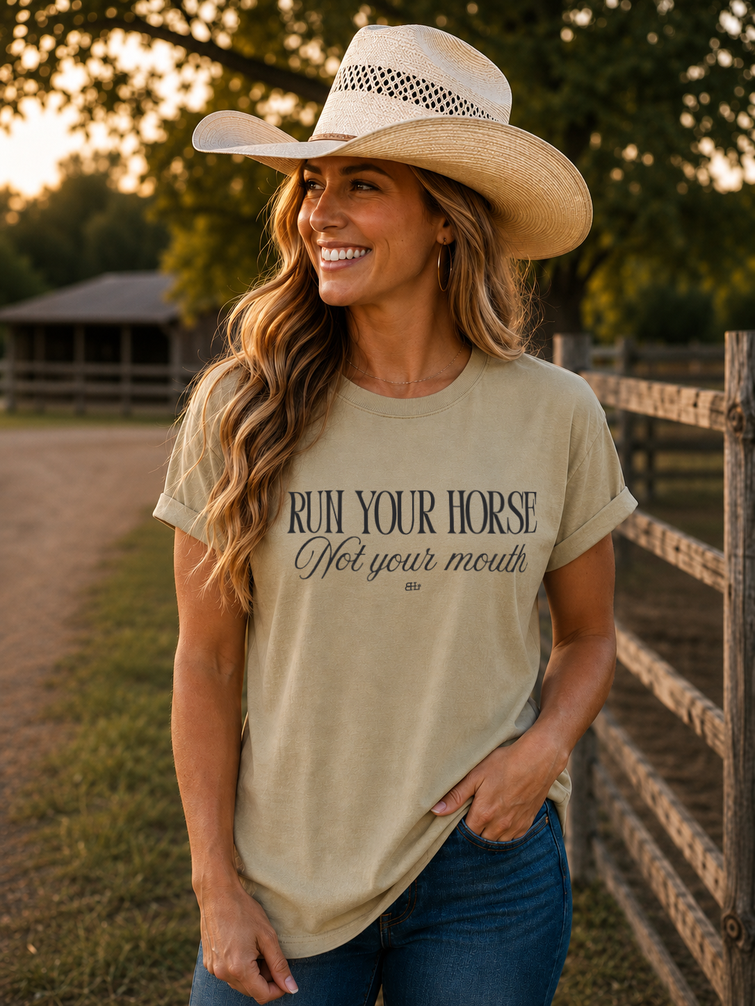 Run Your Horse Not Your Mouth, T-Shirt