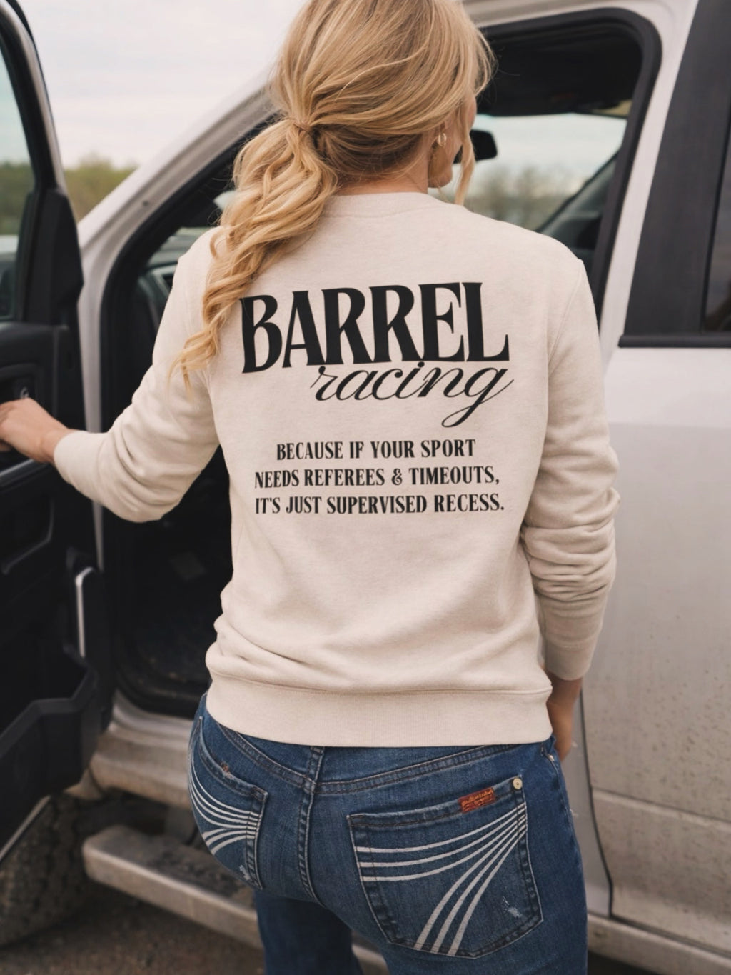 Barrel Racing Sport Crewneck