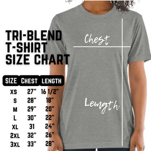 HOWDY, Tri-Blend T-Shirt