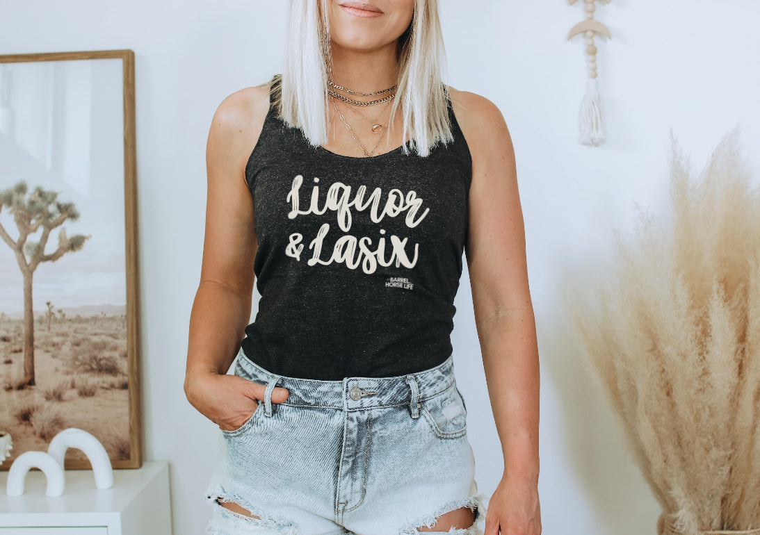 Liquor & Lasix, Racerback Tank