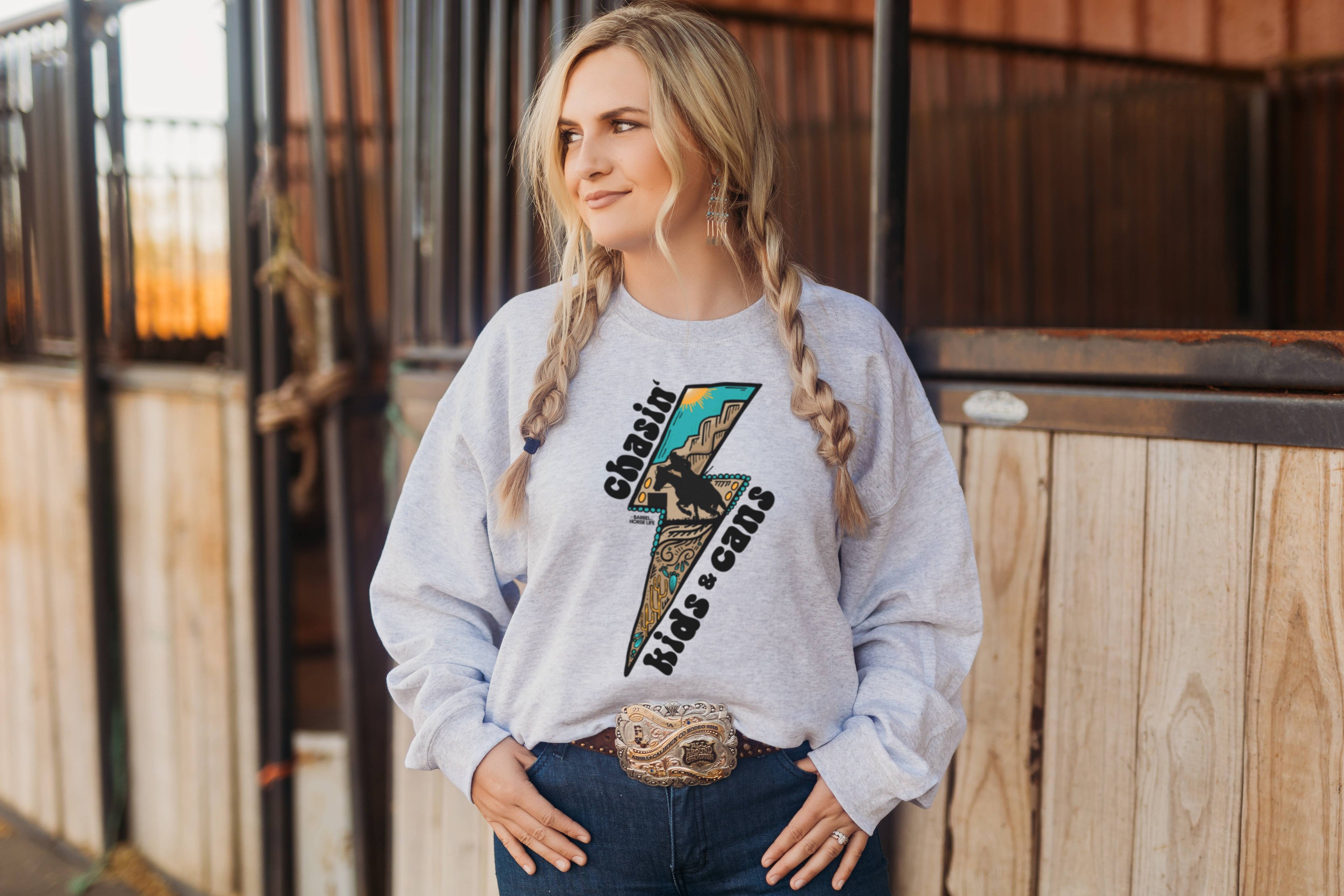 Chasin' Kids & Cans Crewneck