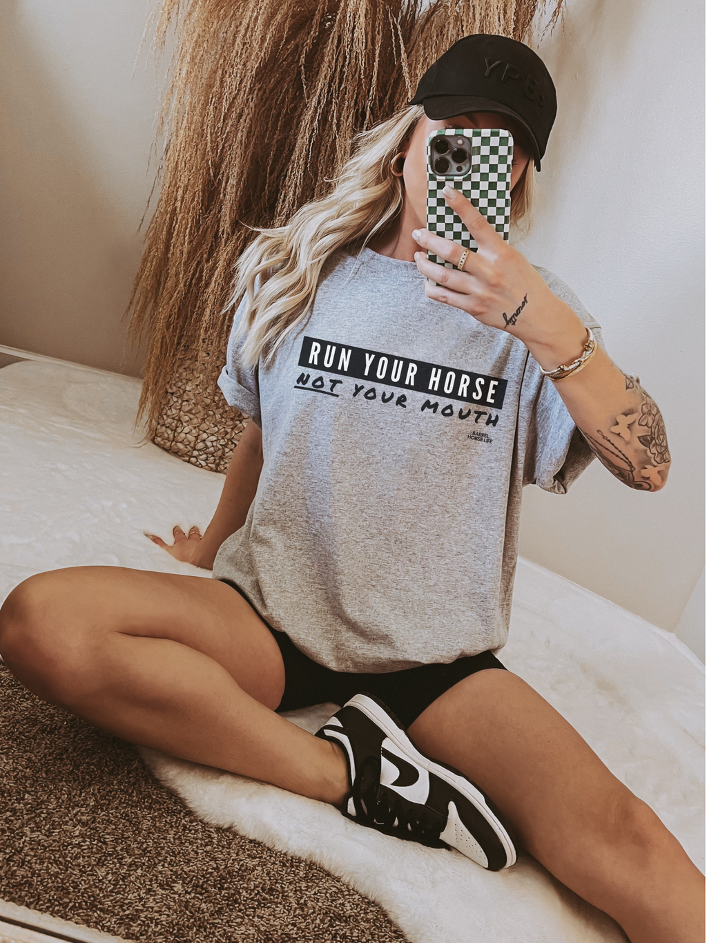 Run Your Horse NOT Your Mouth