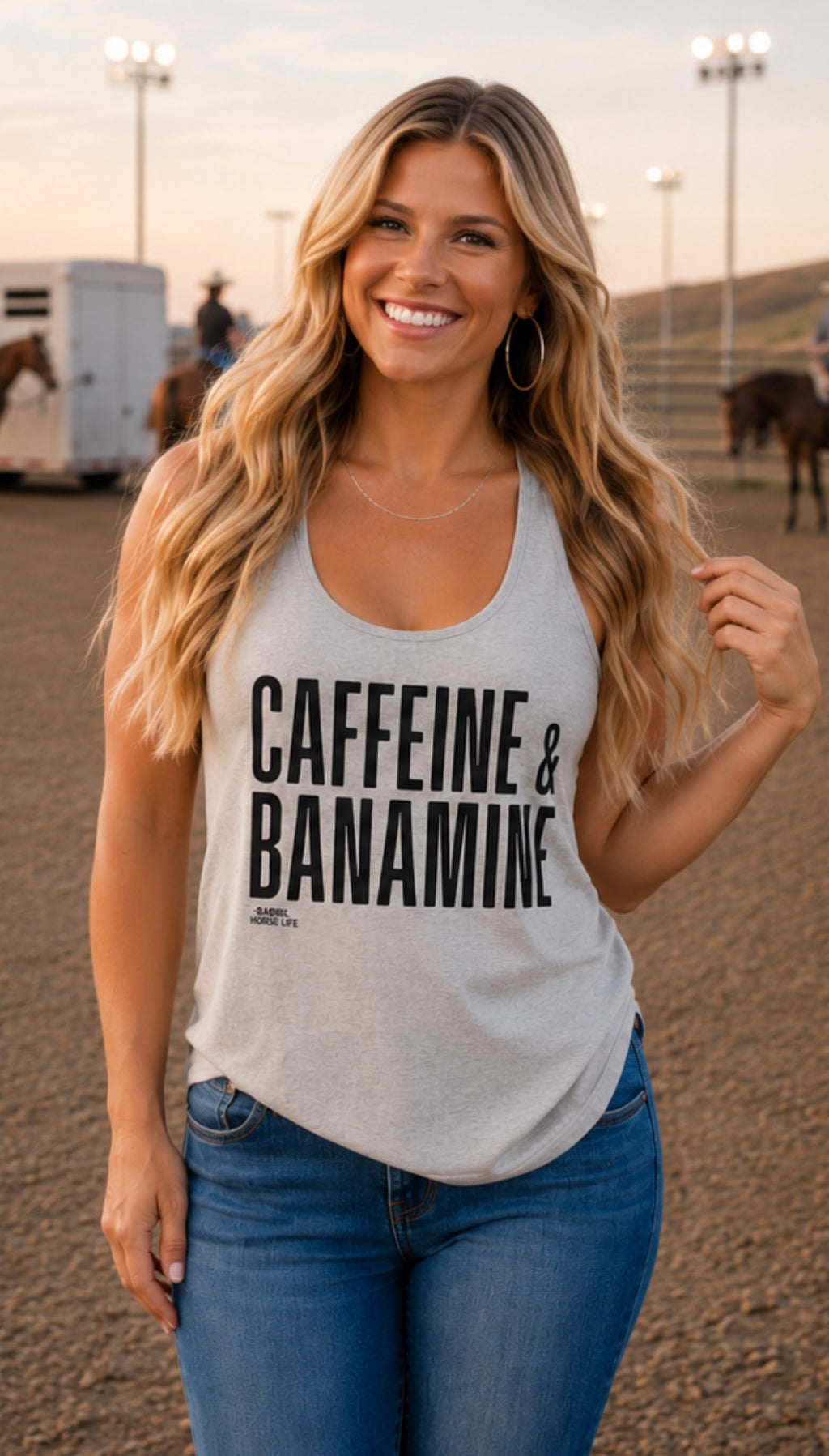 Caffeine & Banamine, Tank Top
