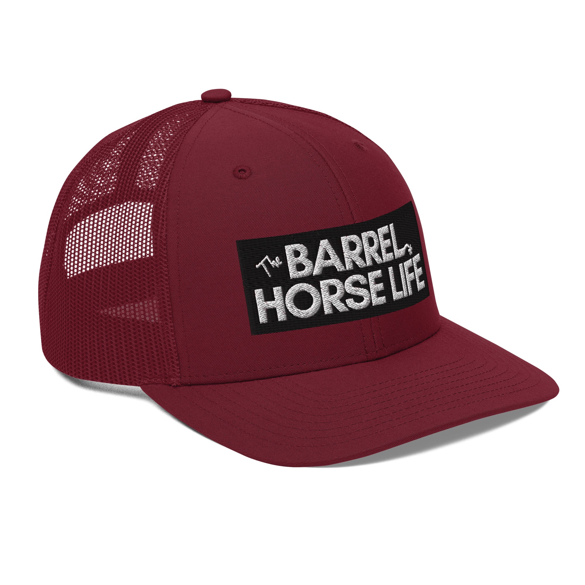 The Barrel Horse Life Hat (Richardson Hat, white logo)