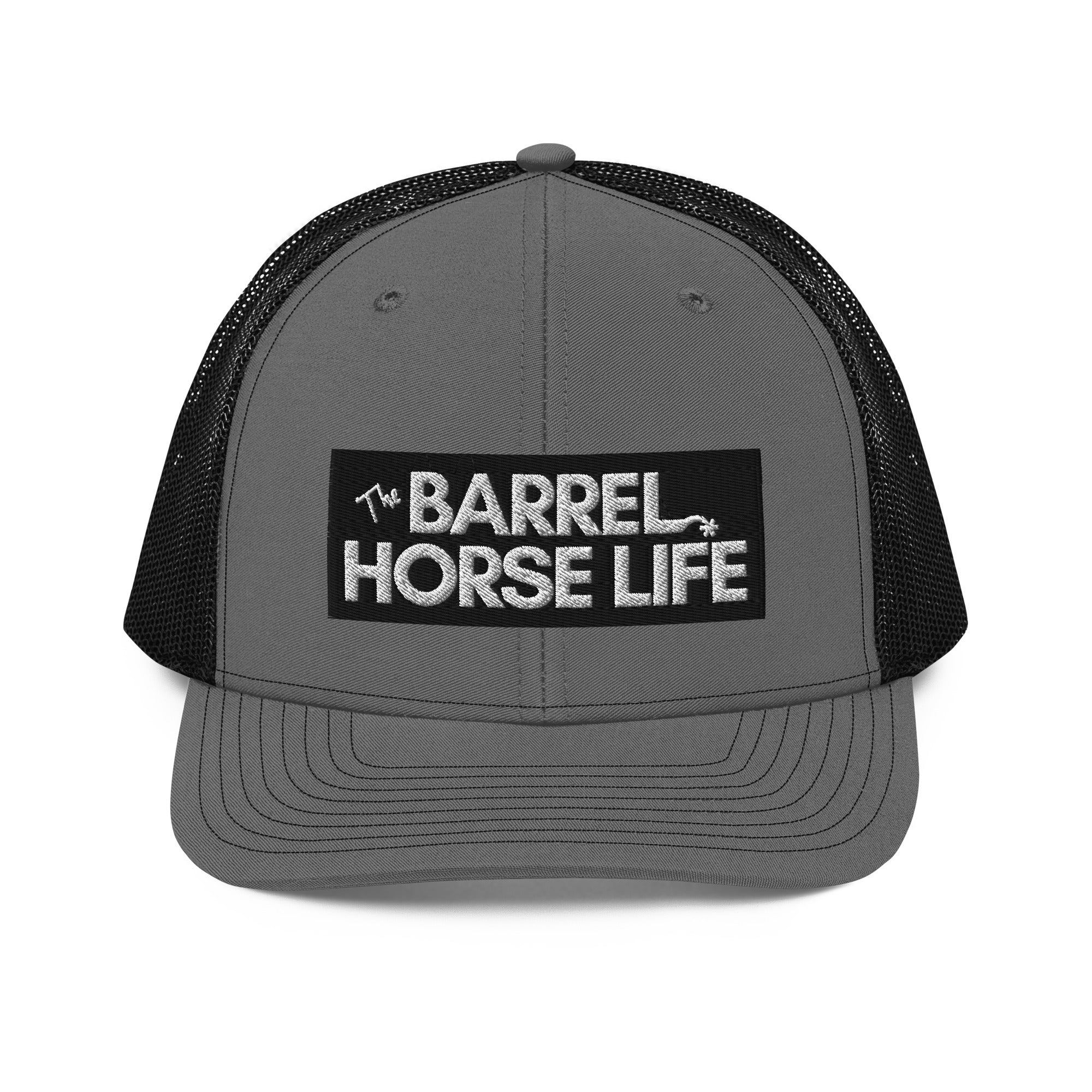 The Barrel Horse Life Hat (Richardson Hat, white logo)