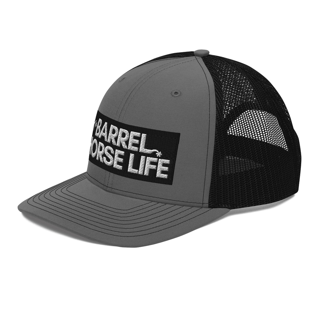The Barrel Horse Life Hat (Richardson Hat, white logo)