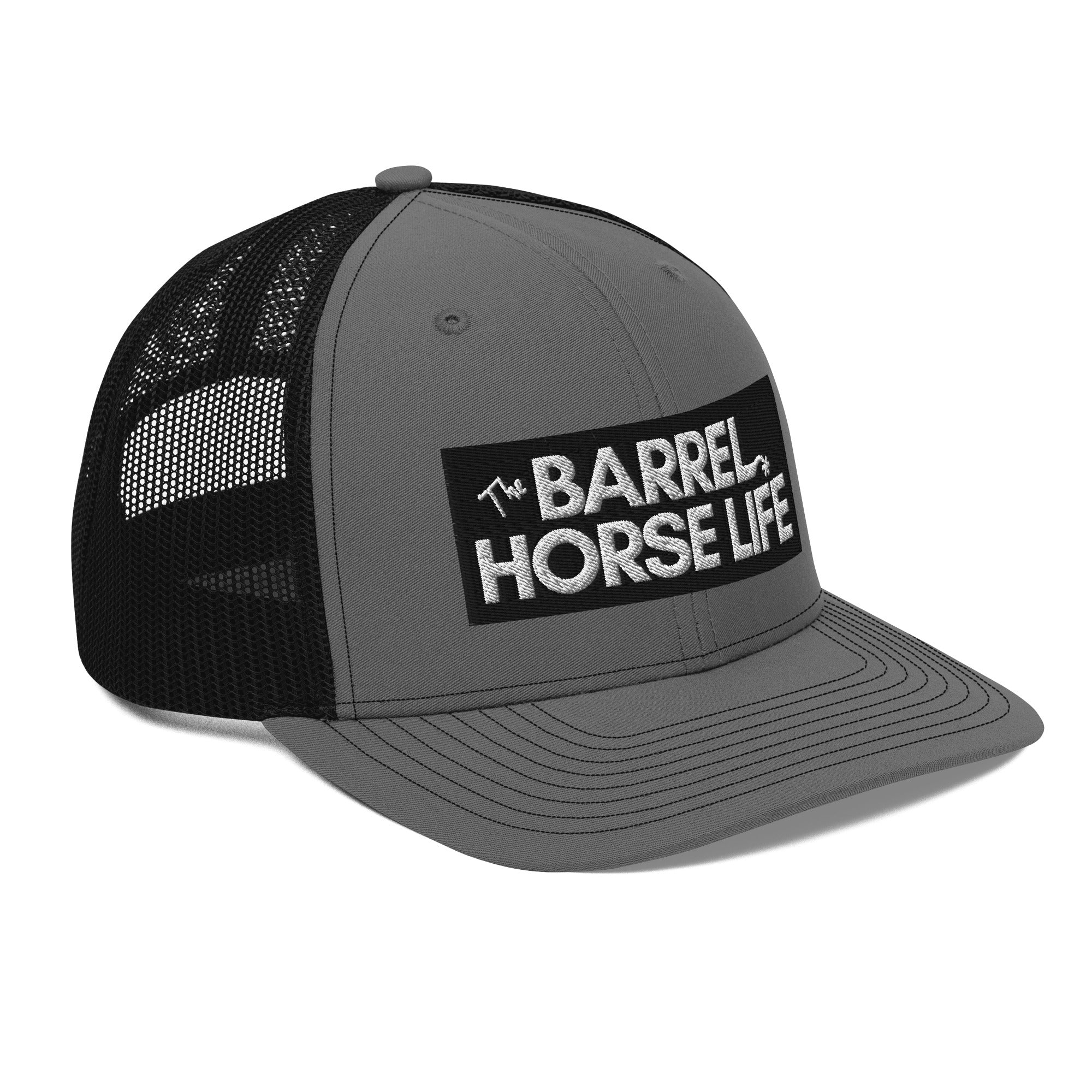 The Barrel Horse Life Hat (Richardson Hat, white logo)