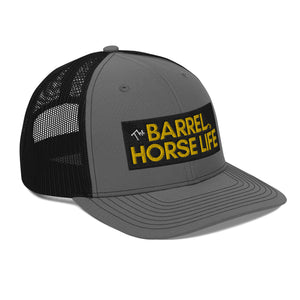 The Barrel Horse Life Hat (Richardson Hat, yellow logo)
