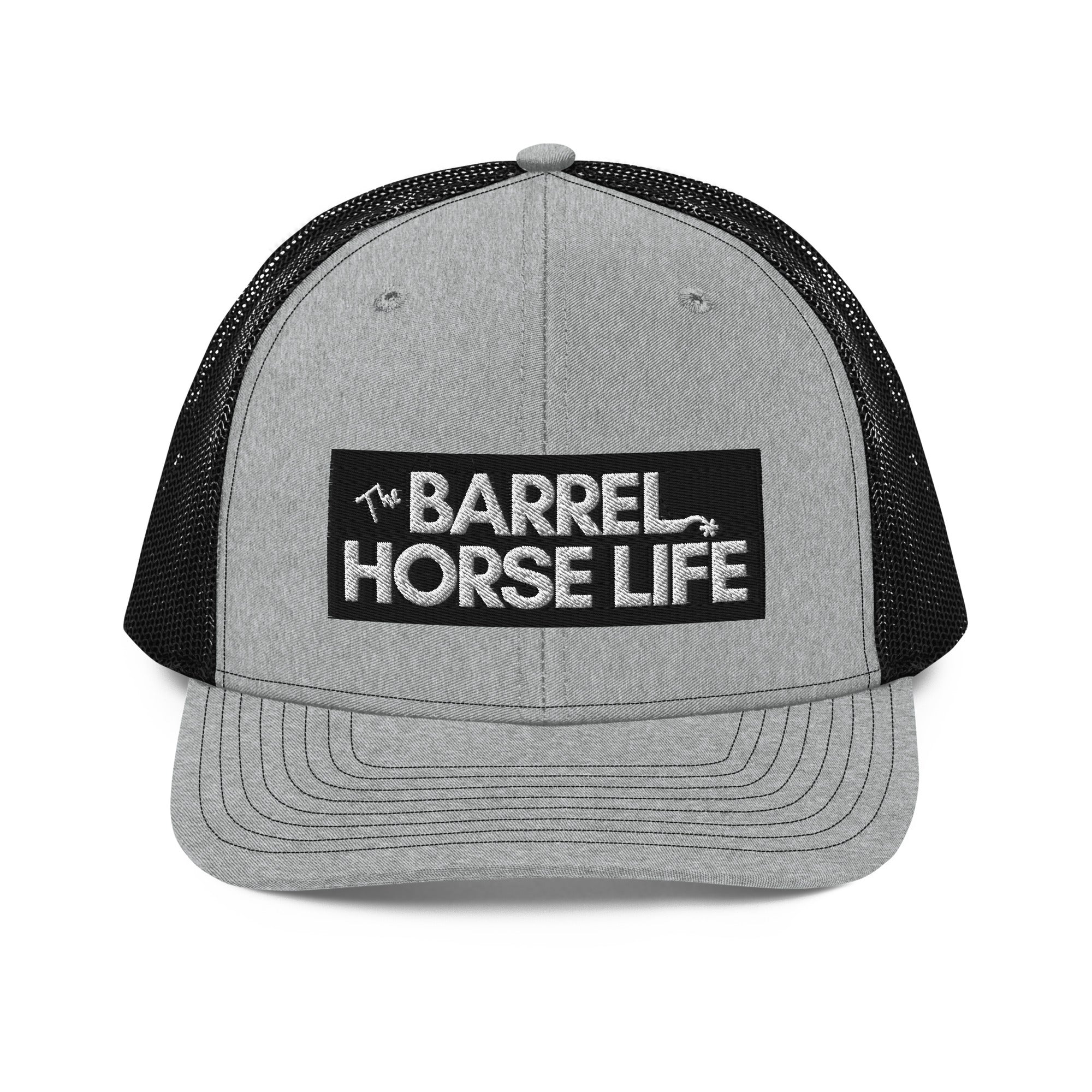 The Barrel Horse Life Hat (Richardson Hat, white logo)