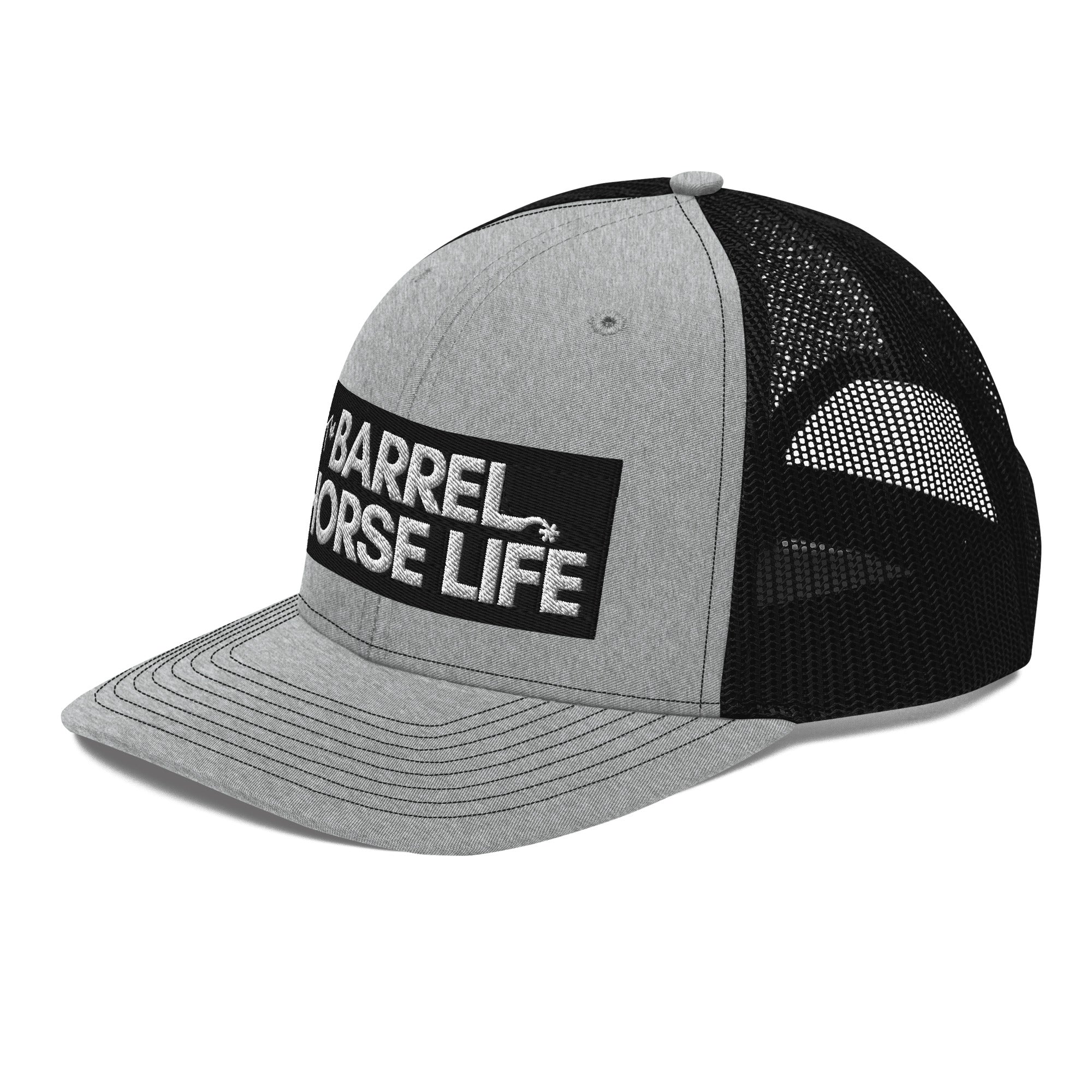 The Barrel Horse Life Hat (Richardson Hat, white logo)