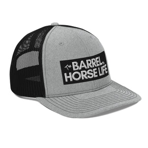 The Barrel Horse Life Hat (Richardson Hat, white logo)