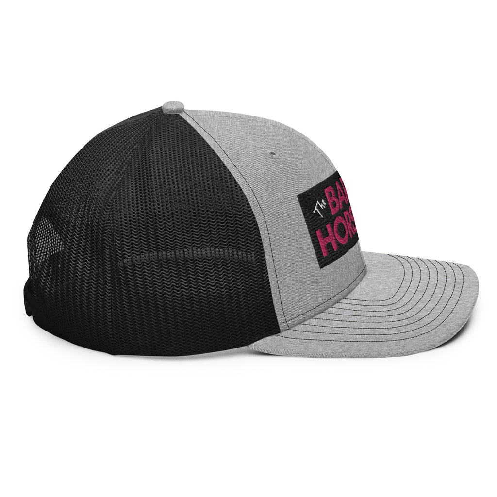 The Barrel Horse Life Hat (Richardson Hat, pink logo)