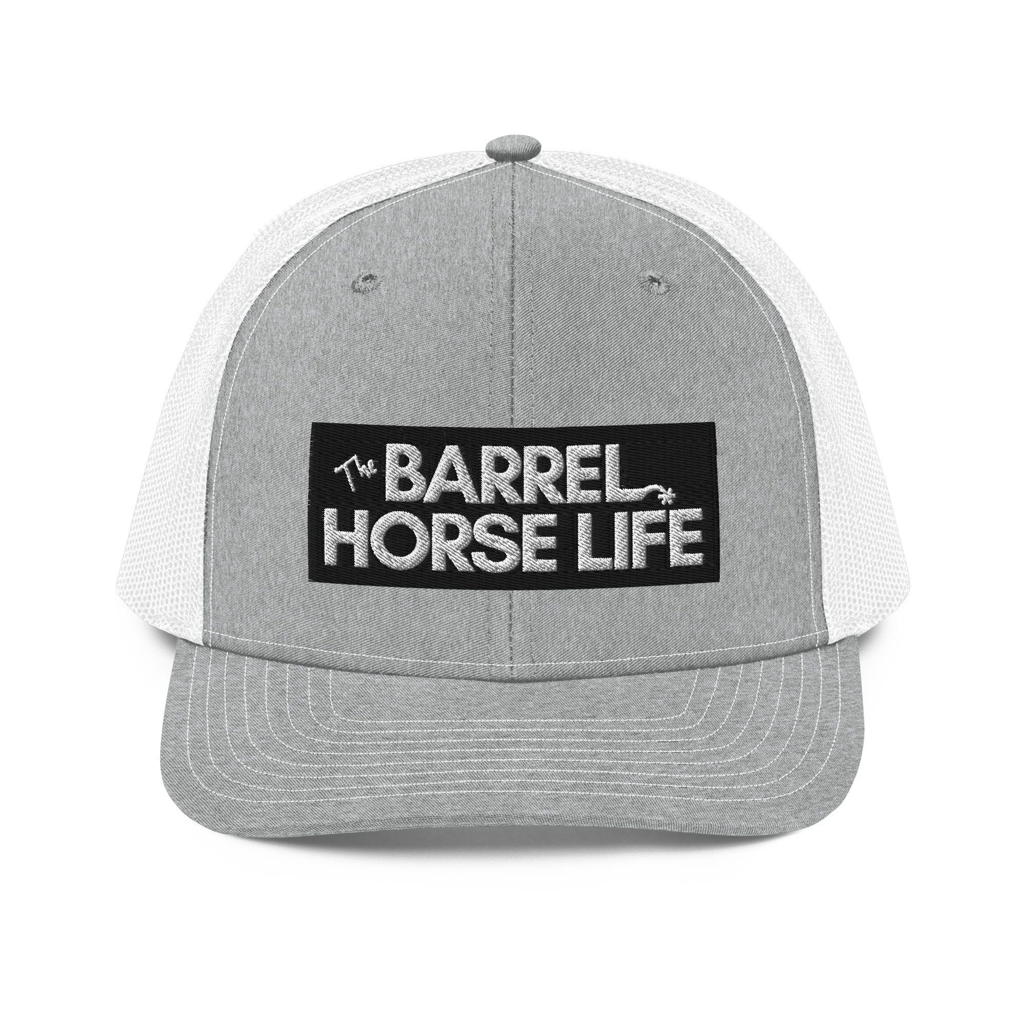 The Barrel Horse Life Hat (Richardson Hat, white logo)