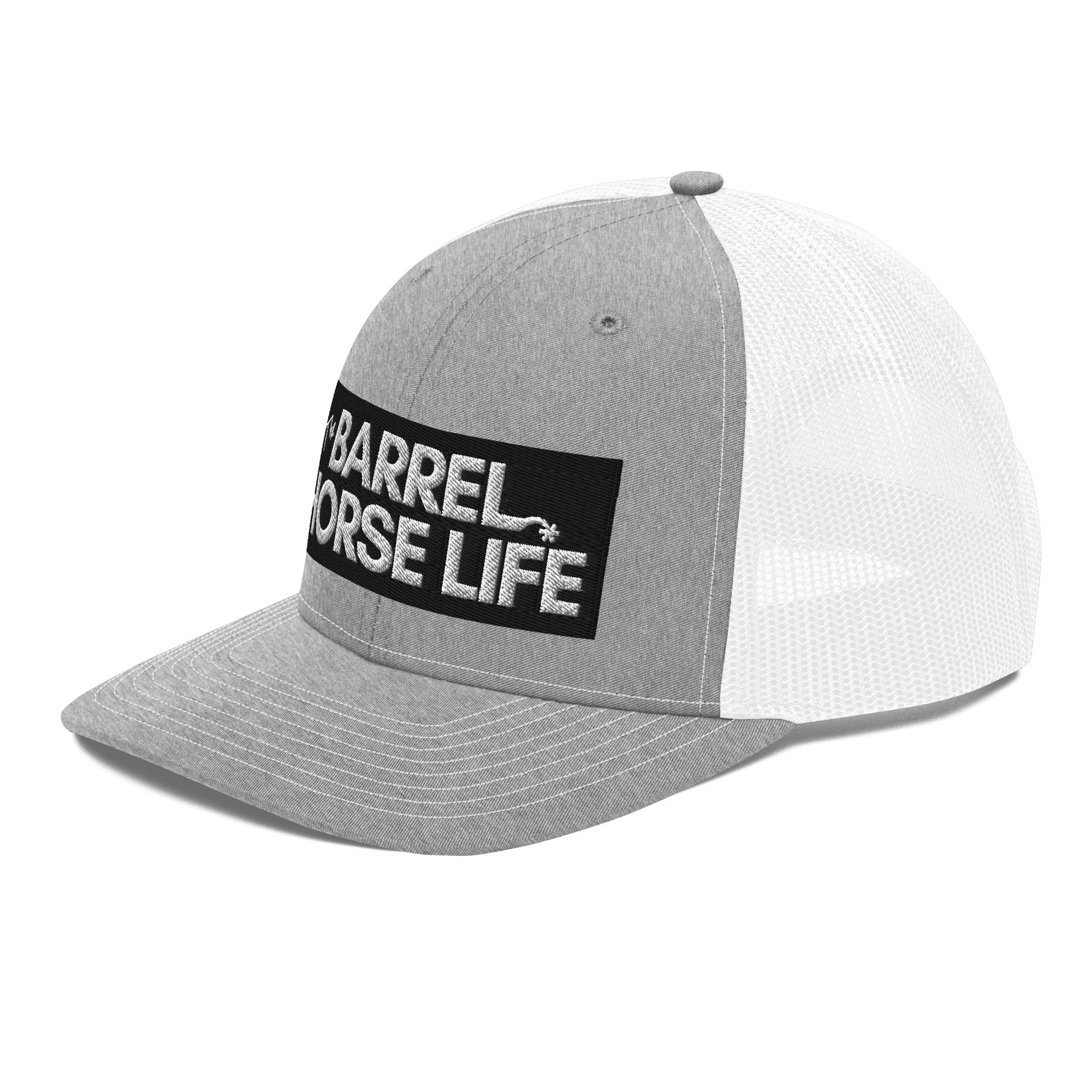 The Barrel Horse Life Hat (Richardson Hat, white logo)