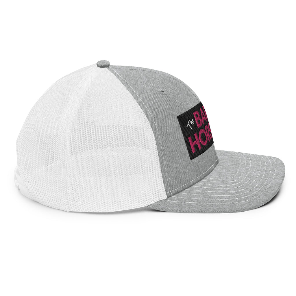 The Barrel Horse Life Hat (Richardson Hat, pink logo)