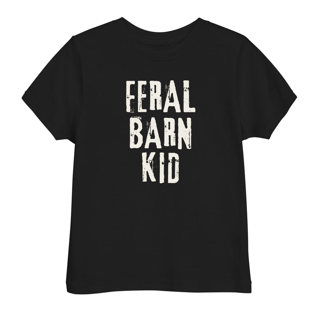 Feral Barn Kid, Toddler jersey t-shirt