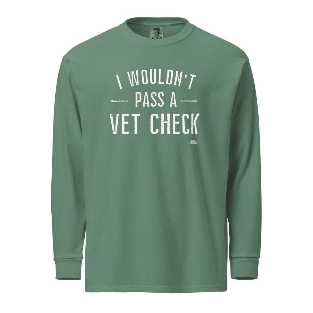 Vet Check, Comfort Colors long-sleeve shirt