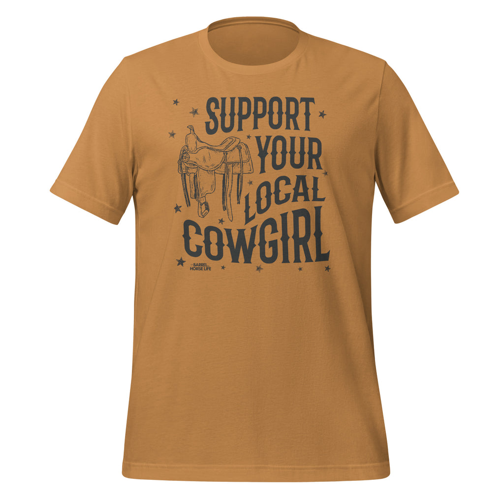 Support Your Local Cowgirl, Unisex t-shirt