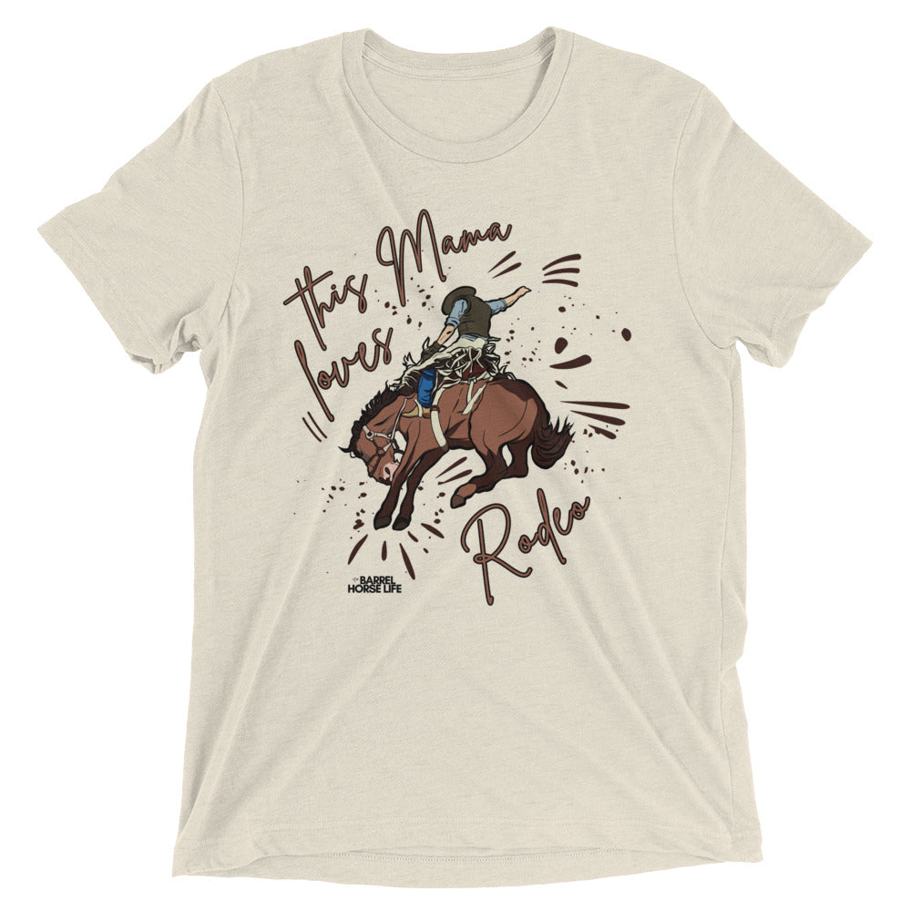 This Mama Loves Rodeo, Tri-Blend Short sleeve t-shirt