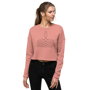 Boot Stitch, Crop Sweatshirt