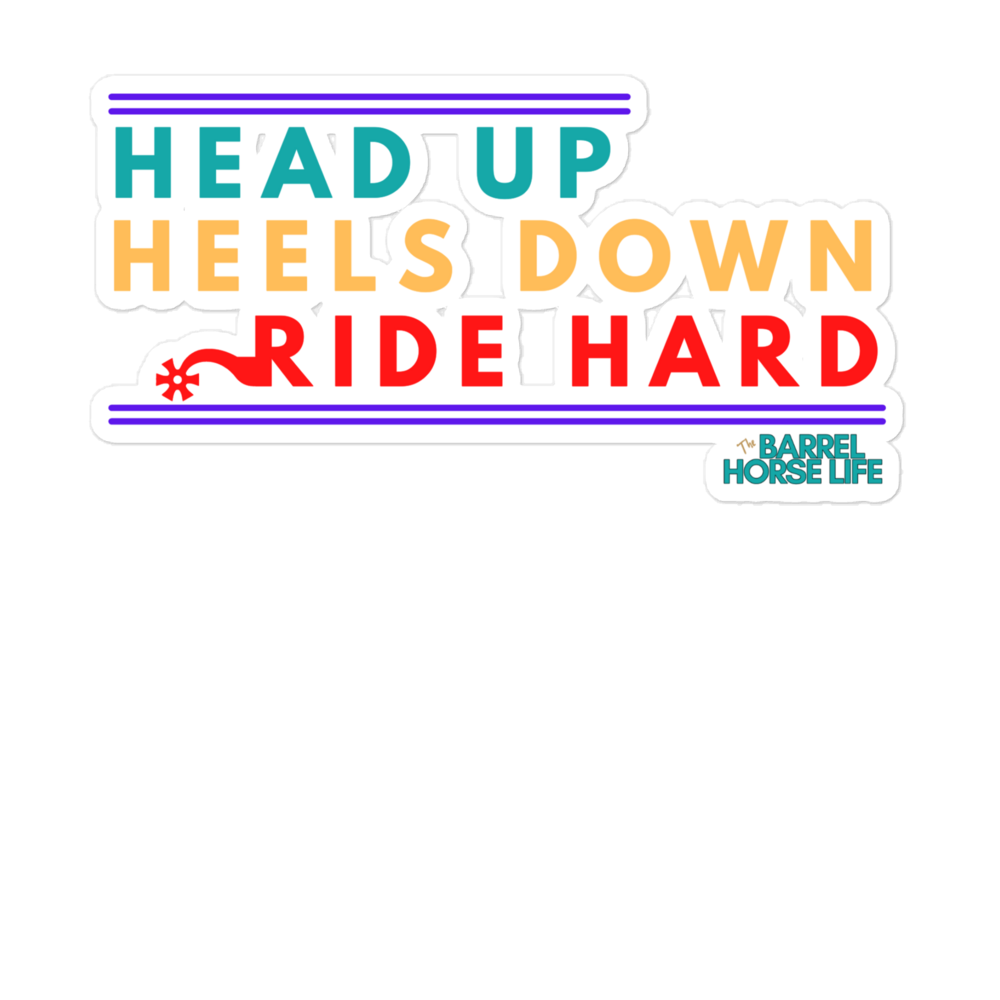 Ride Hard Sticker