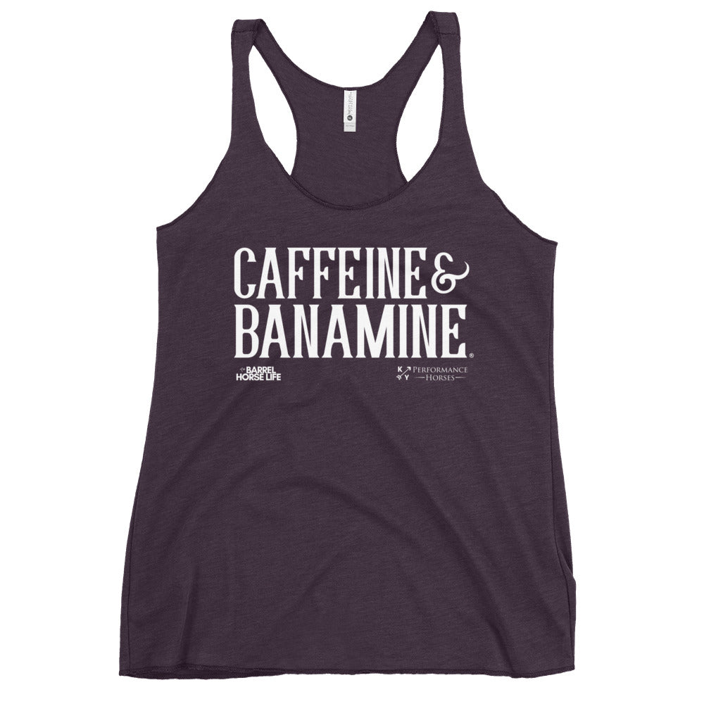 Caffeine & Banamine, Women's Racerback Tank